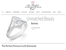 Tablet Screenshot of perfectprincesscut.com